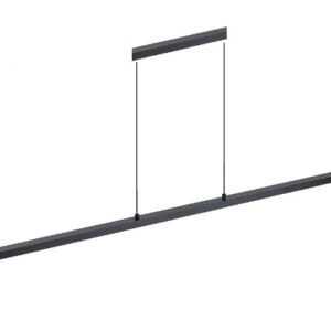 Slank Sort Lineær LED Pendel 100 cm | Liosensa Danmark
